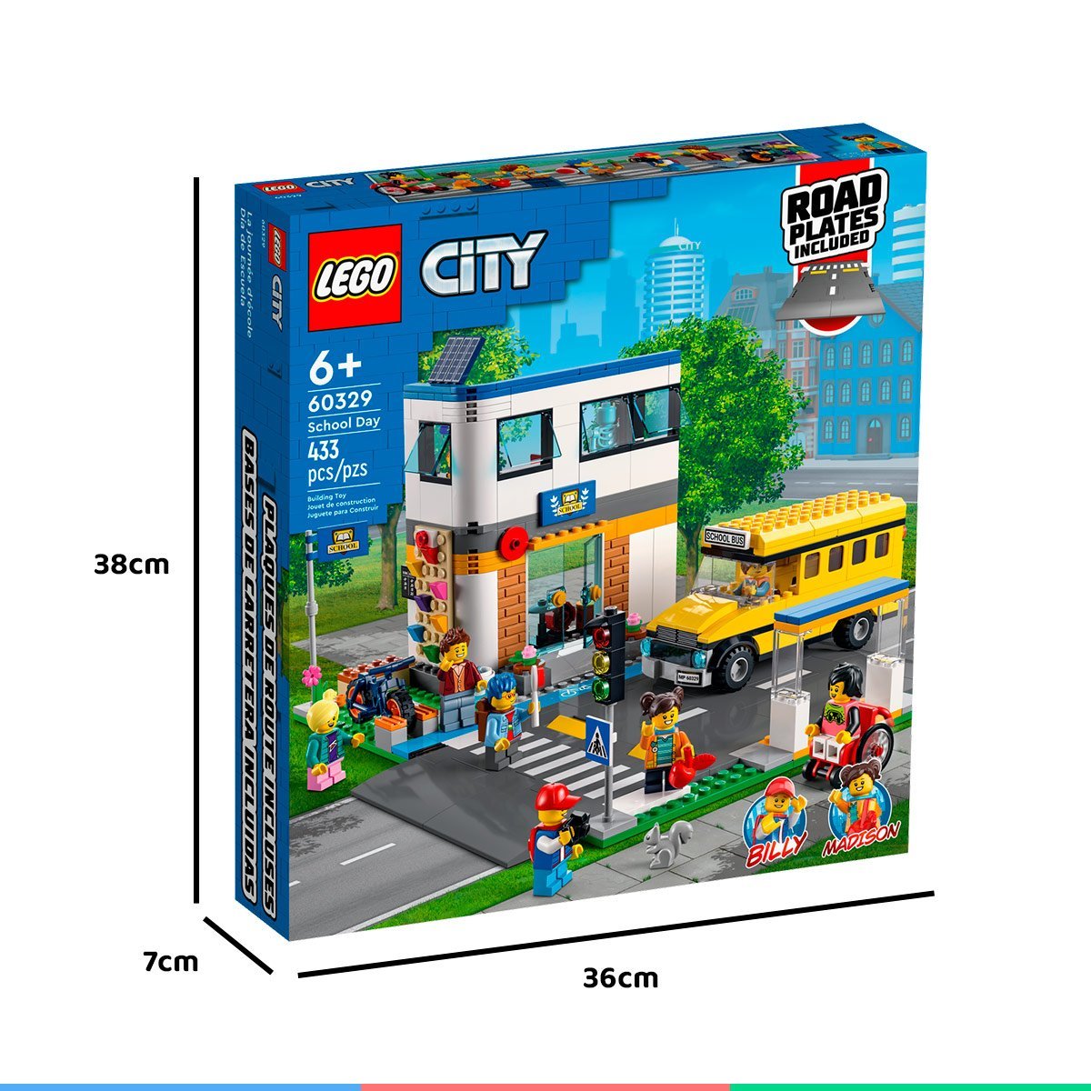 Brinquedo LEGO City Expansível de Montar Infantil Criança Dia Letivo Escolar 7 Bonequinhos +6 - 5