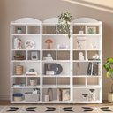 Ver imagem 1 de Kit 3 Estantes para Livros com 10 Nichos Arco Branco