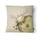 Ver imagem 4 de Kit 3 Capas de Almofada 43x43cm - Floral - Tecido Veludo 100% Poliéster