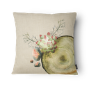 Ver imagem 4 de Kit 3 Capas de Almofada 43x43cm - Floral - Tecido Veludo 100% Poliéster