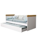 Ver imagem 1 de Cama Babá Nuth com Auxiliar Branco/Savana - Reller Móveis