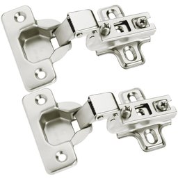 2pçs Dobradiças Super Curva Caneco Porta Armário Móveis 35mm - 1