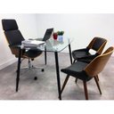 Ver imagem 6 de Kit 2 Cadeiras de Escritório Presidente Giratória Corino Coimbra