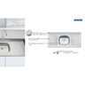Pia de Apoio Tramontina New Raggi 40 em Aço Inox 120x52 cm - 4