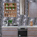 Ver imagem 3 de Pastilha Aluminio Adesiva Decoração Banheiro Cozinha Colmeia