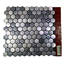 Ver mais imagens de Pastilha Aluminio Adesiva Decoração Banheiro Cozinha Colmeia