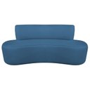 Ver imagem 5 de Sofá Curvo Orgânico 200cm 3 Lugares Linho Antonela