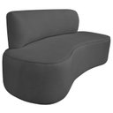 Ver imagem 2 de Sofá Curvo Orgânico 200cm 3 Lugares Linho Antonela