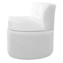 Ver imagem 6 de Sofá Curvo Orgânico 180cm 3 Lugares Bouclé Antonela Branco