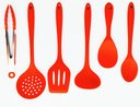 Ver imagem 1 de Kit 6 Peças Silicone - Vermelho Livre de Bpa Unyhome
