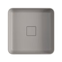 Ver imagem 4 de Cuba de Apoio Deca Slim 40x40 Quadrada Soft Antracite + Válvula + Sifão
