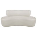 Ver imagem 5 de Sofá Curvo Orgânico 200cm 3 Lugares Linho Antonela