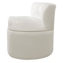 Ver imagem 6 de Sofá Curvo Orgânico 200cm 3 Lugares Linho Antonela