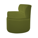 Ver imagem 6 de Sofá Curvo Orgânico 180cm 3 Lugares Linho Antonela Verde