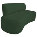 Ver imagem 2 de Sofá Curvo Orgânico 180cm 3 Lugares Linho Antonela