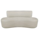 Ver imagem 5 de Sofá Curvo Orgânico 180cm 3 Lugares Bouclé Antonela