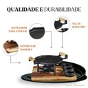 Ver imagem 2 de Fogareiro 22x15,5cm com Suporte 3 Molheiras Panela Mineira