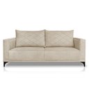 Ver imagem 6 de Sofá Eliot 2 Lugares 160 cm Linho Boucle Bege