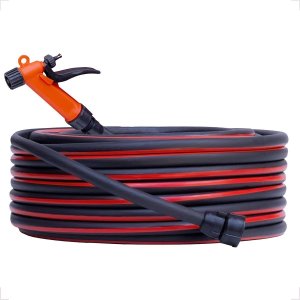 Mangueira de Jardim Black 50m Slim com Gatilho Reforçada:preto
