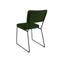 Ver imagem 5 de Cadeira para Sala de Jantar Escritório Estofada Base em Aço Roma