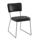 Ver imagem 1 de Cadeira para Sala de Jantar Escritório Estofada Base em Aço Roma