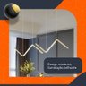 Lustre Pendente Wave 3 em 1 de Led Gold - 7