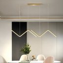 Ver imagem 1 de Lustre Pendente Wave 3 em 1 de Led Gold