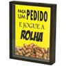 QUADRO VIDRO PORTA ROLHA VINHO FRASE DECORATIVA MDF VINTAGE - 1