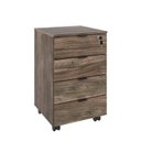 Ver imagem 6 de Escrivaninha Mesa Escritório em L Estilo Industrial 150x150cm com Gaveteiro Volante 4 Gavetas