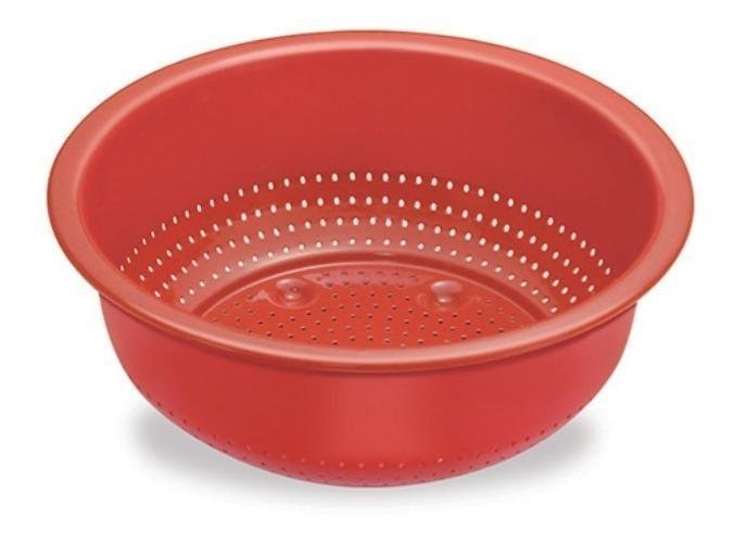 Lavatudo Lavarroz Aluminio Vermelho Médio 22X9Cm 0.067 Dona Chefa - 1