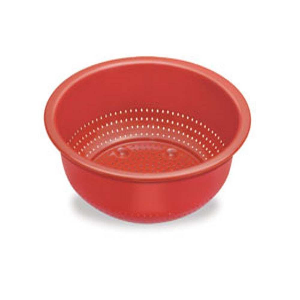 Lavatudo Lavarroz Aluminio Vermelho Médio 22X9Cm 0.067 Dona Chefa - 2