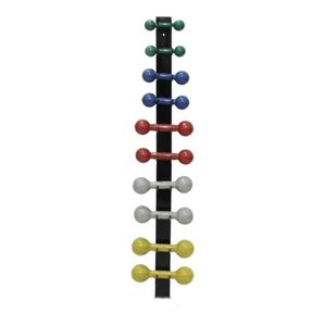 Suporte De Parede Halteres 5 Pares Halter De 1 a 5 Kg