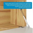 Ver mais imagens de Balcões de Cozinha 100% MDF 3 Portas Basculantes 4 Gavetas e Tampos 200cm Vicenza Espresso Móveis Branco/Amêndoa