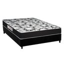 Ver imagem 1 de Cama Box Casal: Colchão Espuma D45 Luckspuma Gran Luck Pro + Base CRC Suede Black(138x188)
