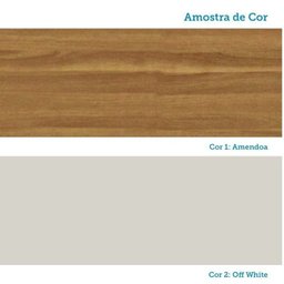 Balcões para Cozinha 3 Portas Basculantes 4 Gavetas e Tampos 200cm 100% MDF Vicenza Espresso Móveis - 11