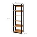 Ver imagem 2 de Guarda Roupas Closet 4 Prateleiras 3016 Linha Industrial Genialflex