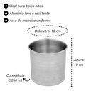 Ver imagem 3 de Forma Assadeira Redonda Alta Bolo Pães Tortas Alumínio 10cm