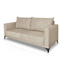 Ver imagem 7 de Sofá Eliot 2 Lugares 180 cm Linho Boucle Bege