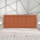 Ver imagem 2 de Cabeceira Estofada para Cama Queen Sevilla Terracota - M. Arapongas Suede