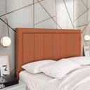 Ver imagem 1 de Cabeceira Estofada para Cama Queen Sevilla Terracota - M. Arapongas Suede