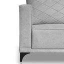 Ver imagem 3 de Sofá Eliot 2 Lugares 160 cm Linho Boucle Cinza