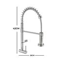 Ver imagem 6 de Torneira para Cozinha Gourmet de Parede Pia Flexível Moderna Aço Inox 304 Prata Brinovar