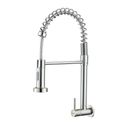 Ver imagem 1 de Torneira para Cozinha Gourmet de Parede Pia Flexível Moderna Aço Inox 304 Prata Brinovar