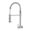 Ver imagem 1 de Torneira para Cozinha Gourmet de Parede Pia Flexível Moderna Aço Inox 304 Prata Brinovar