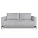 Ver imagem 5 de Sofá Eliot 2 Lugares 180 cm Linho Boucle Cinza