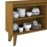 Buffet 4 Portas Ambar Nature/Off White - Móveis Henn - 4