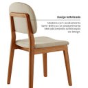 Ver imagem 6 de Kit 2 Cadeiras Évora - Móveis Minas