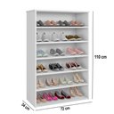 Ver imagem 3 de Sapateira Vertical 18 Pares 72cm Closet Organizador Melice A01 - D’Rossi