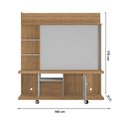 Ver imagem 4 de Home Painel Taurus Tv até 47 Polegadas Cinamomo/off-white/ripado