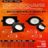 Kit 10 Spot Led 7w Redondo 6500k Preto Bivolt Foxlux - 2
